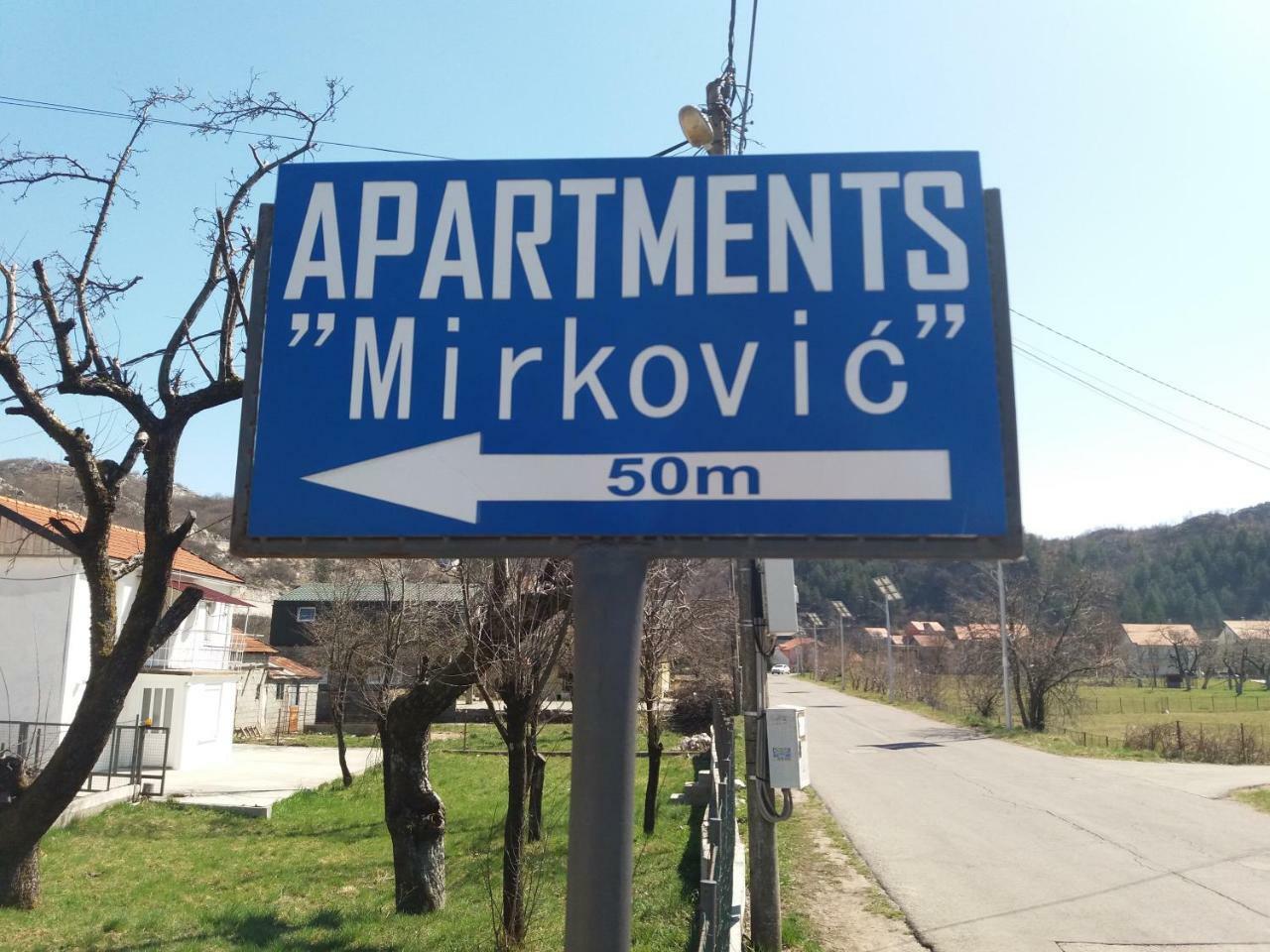 Apartments Mirkovic Cetinje Extérieur photo